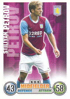 Stiliyan Petrov Aston Villa 2007/08 Topps Match Attax #29